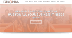 Desktop Screenshot of dikonia.com